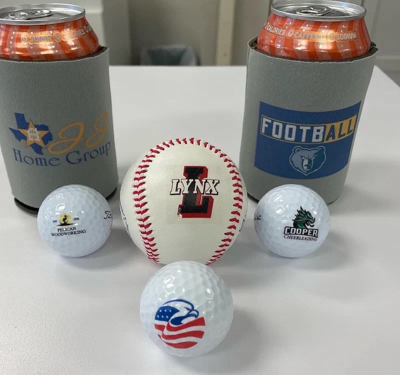 Custom sports memorabilia from Spring Monogramming