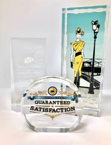 Custom Glass Awards from Spring Monogramming & Gifts