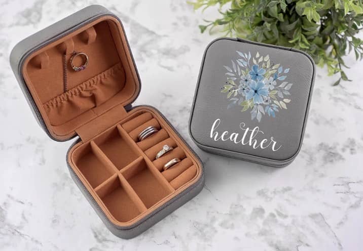 Custom Jewelry Box from Spring Monogramming