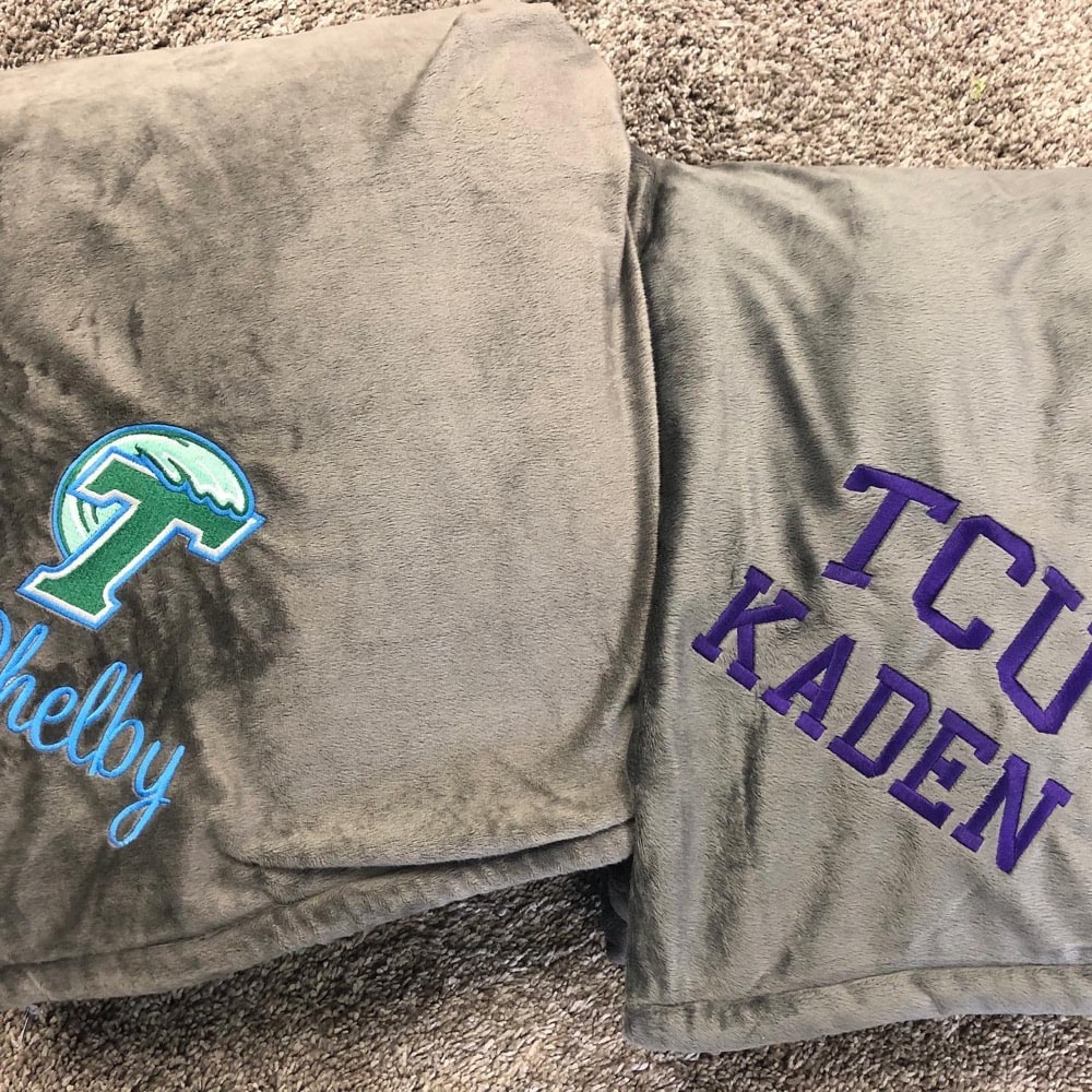 Spring Monogramming & Gifts Printed Blankets